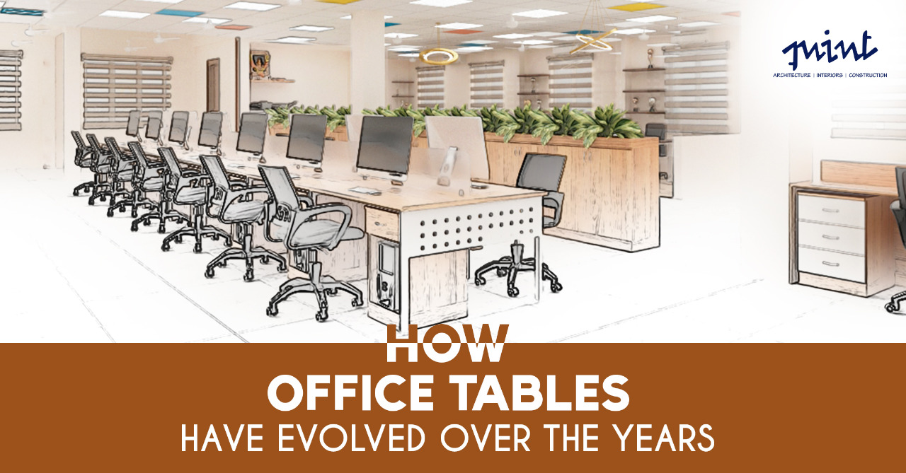 How the office tables have evolved over the years